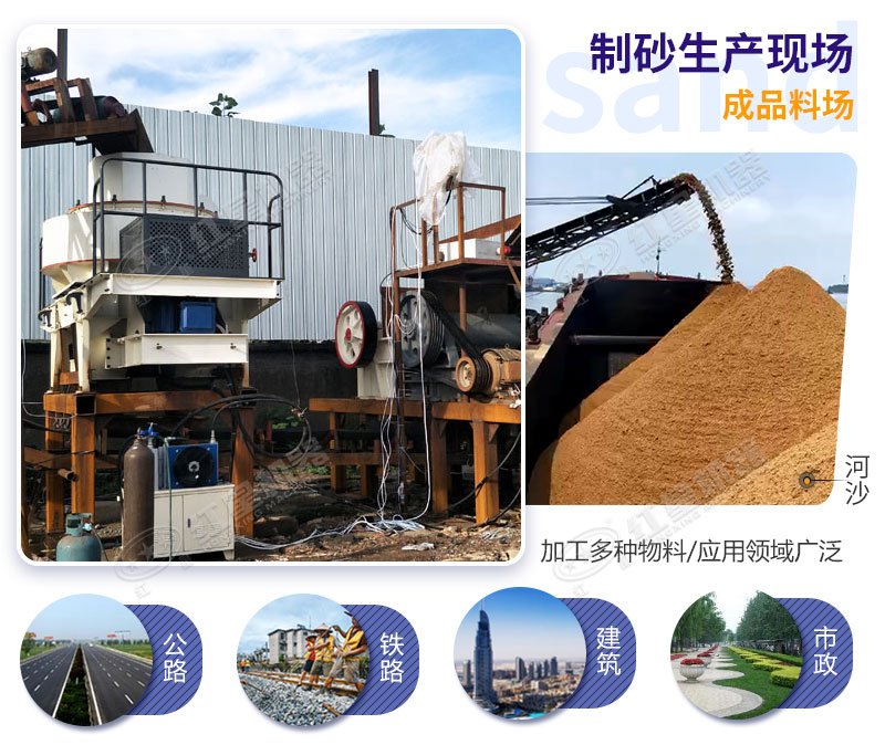 制砂生產(chǎn)線成品質(zhì)量高、效益高